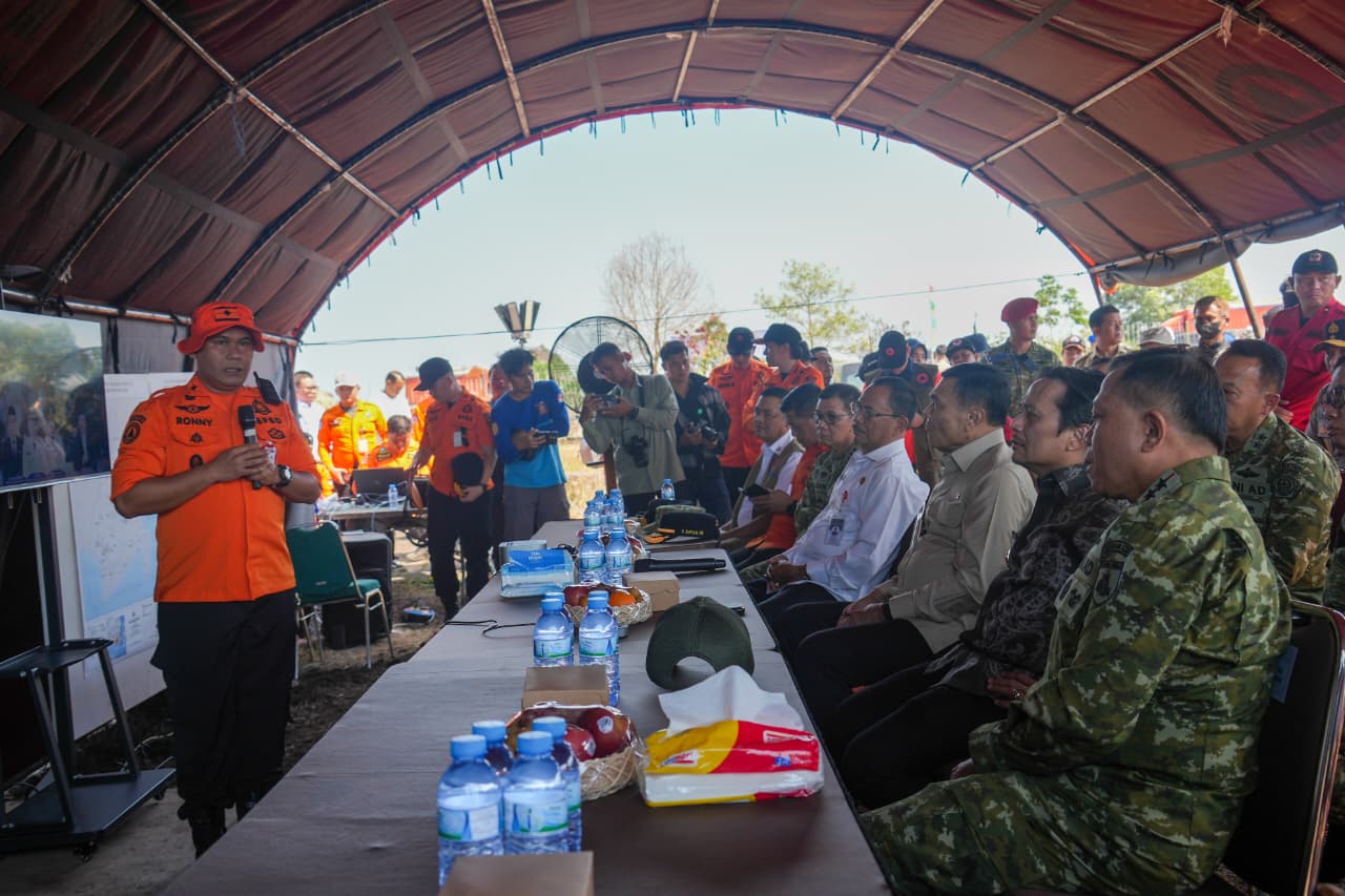 Rapat Koordinasi Menko Polkam Dan Tim Penanggulangan Karhutla Di Kalsel Koma.id