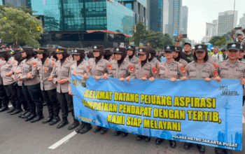 Selamat Datang Pejuang Aspirasi Polres Metro Jakarta Pusat