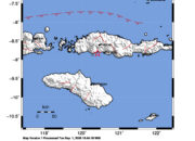 Info Gempa Mag: 2.6 – Pusat gempa berada di laut, 22 km Barat Daya Borong
