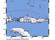 Info Gempa Mag: 4.1 – Pusat gempa berada di laut 51 Km Utara Ruteng