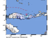 Info Gempa Mag: 4.5 – Pusat gempa berada di laut 39 km Timur Laut Mbay, Nagekeo