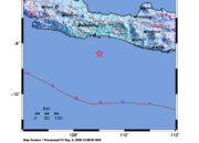 Info Gempa Mag: 5.4 – 77 km Tenggara CILACAP-JATENG