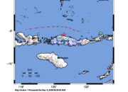 Info Gempa Mag: 4.6 – Pusat gempa berada di laut 46 km Utara Ruteng