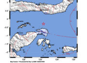 Info Gempa Mag: 4.3 – Pusat gempa berada di laut 92 km Selatan Bone Bolango