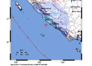 Info Gempa Mag: 4.9 – Pusat gempa berada di laut 40 km Barat Bengkulu Selatan
