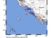 Info Gempa Mag: 4.4 – Pusat gempa berada di laut 37 km barat daya Kaur