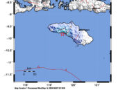 Info Gempa Mag: 4.4 – Pusat gempa berada di laut 20 km Timur Wanokaka