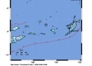 Info Gempa Mag: 6.2 – Pusat gempa berada di laut 166 km timur laut Maluku Barat Daya
