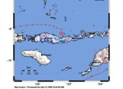 Info Gempa Mag: 4.7 – Pusat gempa berada di laut 48 km Timur laut Mbay, Nagekeo
