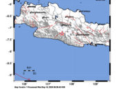 Info Gempa Mag: 2.2 – Pusat gempa berada di darat 26 km selatan Kab. Bandung