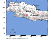 Info Gempa Mag: 2.9 – Pusat gempa berada di darat 25 km Tenggara Kabupaten Bandung