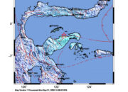 Info Gempa Mag: 5.3 – Pusat gempa berada di laut 26 km BaratDaya Pulau Puah