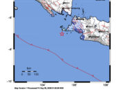 Info Gempa Mag: 4.7 – Pusat gempa berada di laut 58 km barat daya Sumur