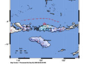 Info Gempa Mag: 4.9 – Pusat gempa berada di laut 46 km utara Ruteng-Manggarai