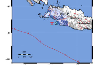 Info Gempa Mag: 4.6 – Pusat gempa berada di laut 40 km barat daya Bayah