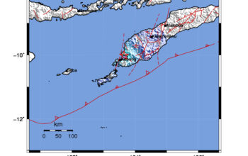 Info Gempa Mag: 4.7 – Pusat gempa berada di laut 26 km Barat Kab. Kupang