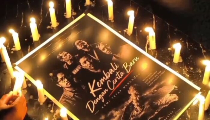 Forum Jurnalis Kendari Gelar Doa Bersama untuk 5 Pewarta yang Hilang di Selat Sunda