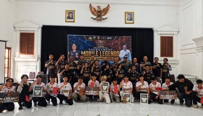 Turnamen Mobile Legends Kapolres Pasuruan Kota Jadi Momentum Komunitas Ikrar Jaga Kamtibmas