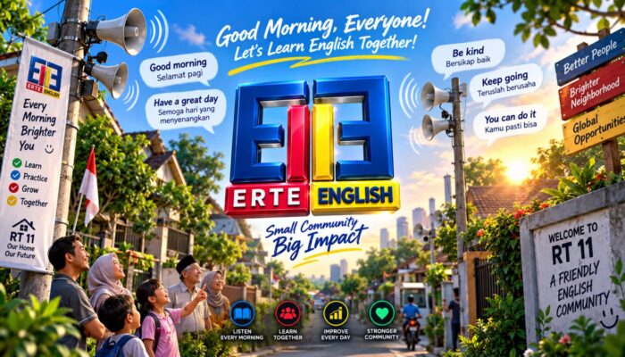 VIRAL! RT di Jakarta Selatan Putar Bahasa Inggris Lewat TOA Tiap Pagi, Warganya dari Anak-anak Sampai Lansia Ikut Belajar