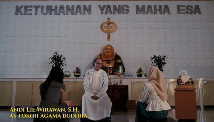 Ketua WALUBI Lampung Jadi Pemeran Tokoh Agama Buddha dalam Film ‘Ageman’