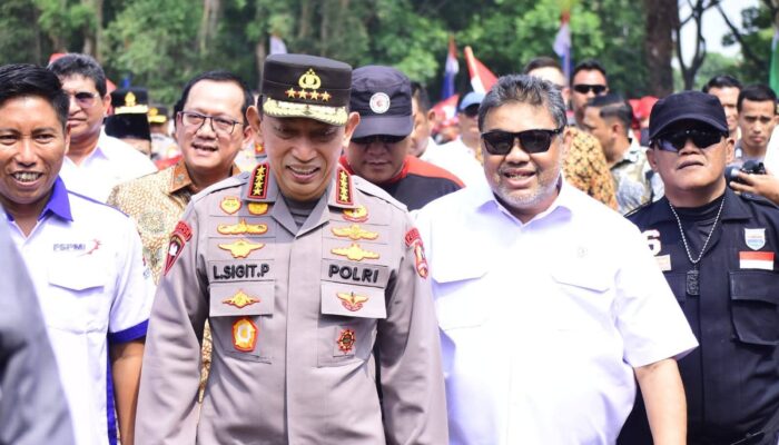 Pesan Kapolri saat Hadiri Silaturahmi : Buruh Harus Sejahtera, Tetapi Pengusaha Juga Harus Maju
