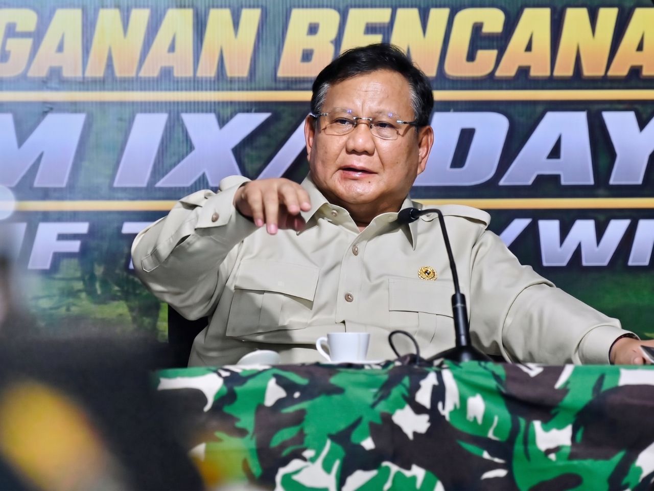 Prabowo Di Bencana
