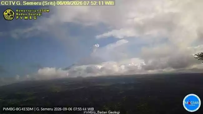 Erupsi Gunung Semeru Terjadi Pada Minggu 692026 Pukul 0751 Wib Dengan Tinggi Kolom Abu Teramati Sekitar 1000 Meter Di Atas Pun 1788671957610 169