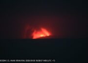 BMKG Deteksi Dua Klaster Abu Vulkanik Gunung Anak Krakatau, Jakarta Masuk Wilayah Terdampak