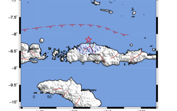 Info Gempa Mag: 4.0 – Pusat gempa berada di laut 49 Km utara Ruteng, Manggarai