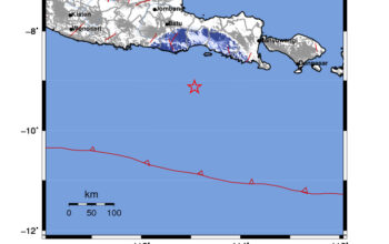 Info Gempa Mag: 4.6 – Pusat gempa berada di laut 112 km selatan Lumajang