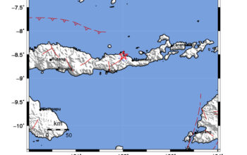 Info Gempa Mag: 3.1 – Pusat gempa berada di darat 24 km baratlaut Maumere, Sikka
