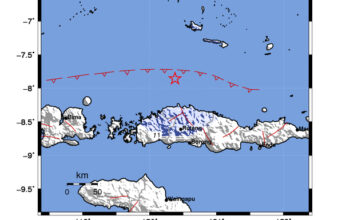 Info Gempa Mag: 4.4 – Pusat gempa berada di laut 84 km Utara Ruteng