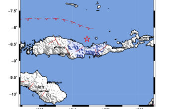 Info Gempa Mag: 4.2 – Pusat gempa berada di laut 39 km Utara Mbay-Nagekeo