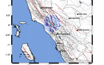 Info Gempa Mag: 4.0 – Pusat gempa berada di darat 5 km selatan Pasaman
