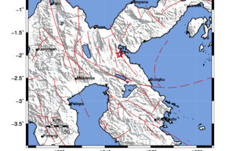 Info Gempa Mag: 2.6 – Pusat gempa berada di darat 39 km selatan Morowali Utara