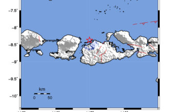 Info Gempa Mag: 3.7 – Pusat gempa berada di laut 6 km Barat Laut Pulau Saringi
