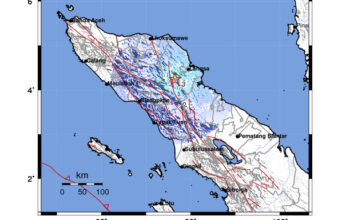 Info Gempa Mag: 4.7 – Pusat gempa berada di darat 44 km barat Kab. Aceh Tamiang