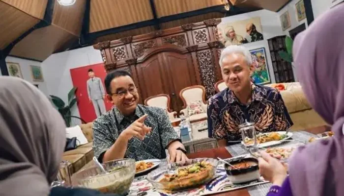 Anies Sambangi Rumah Ganjar di Jogja, Makan Malam hingga Nostalgia Masa Kuliah