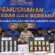 Polres Metro Jakarta Utara Musnahkan 9,9 Juta Butir Obat Keras Ilegal Senilai Rp15 Miliar