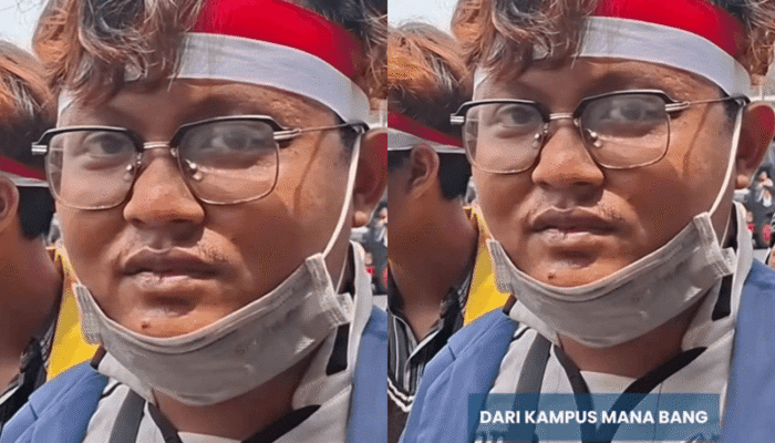 Bayu Setiadi alias Dino yang Ikuti Deklarasi Sumpah Pemuda di Bundaran HI Bukan Mahasiswa UNDIRA