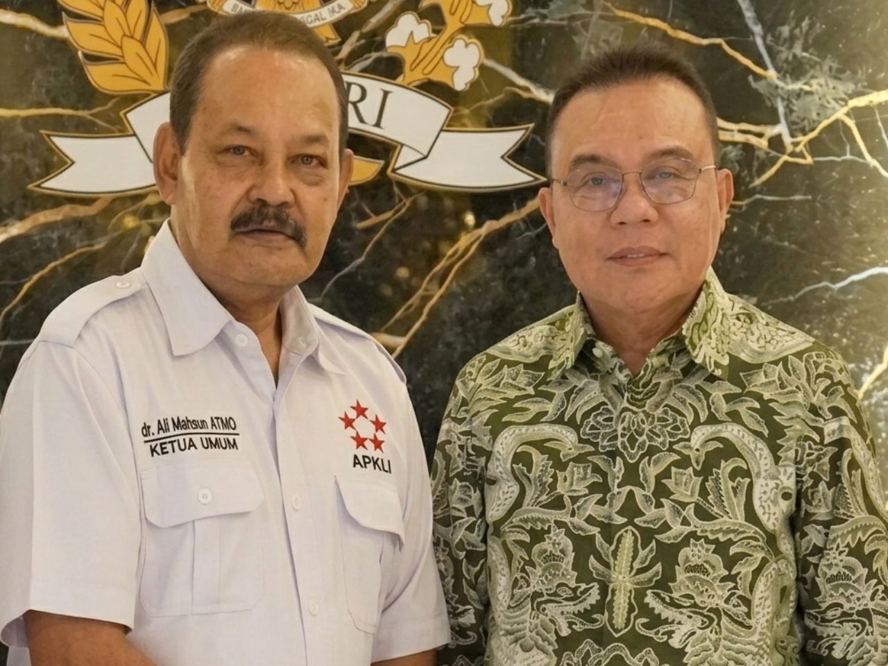 Ketum APKLI MP Ali Mahsun - Wakil Ketua DPR RI Sufmi Dasco Ahmad