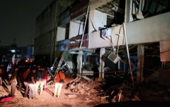 Ledakan Pasar Cimanggis Tangsel Hancurkan Ruko dan Hanguskan Motor, Dua Orang Tewas