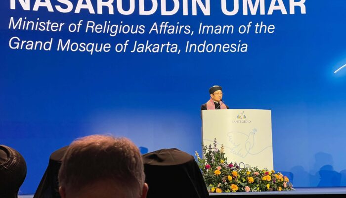 Pidato di Assisi, Gagasan Diplomasi Agama Menag Raih Didukung Pemimpin Agama Dunia