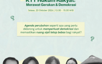 KTT Hukum Rakyat 2026 Hadirkan Tokoh Internasional, Perjuangkan Keadilan Iklim dan Hak Masyarakat Adat