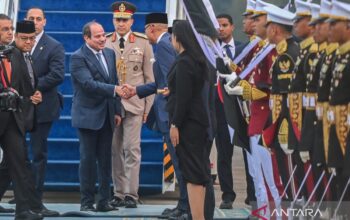 Presiden Prabowo Bertemu Empat Mata Presiden Mesir Abdel Fattah al-Sisi di Istana Merdeka