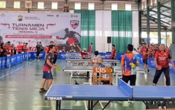 Semarkakan Sumpah Pemuda 2026, Turnamen Tenis Meja Nasional IV Piala Ketum Senkom Resmi Dibuka