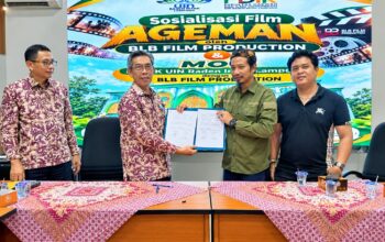 Produser Film Ageman Ken Setiawan dan UIN Raden Intan Resmi Sepakati MoU Edukasi Toleransi Melalui Film