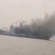 Breaking News! Kapal Feri Tujuan Merak Terbakar, Penumpang Dievakuasi Perahu Kecil